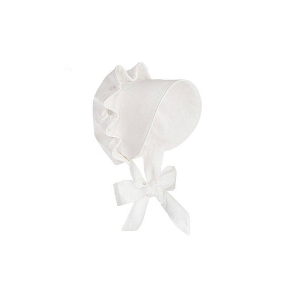 Bonnet White / Small (0-12)