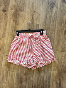 II Red Striped Shorts