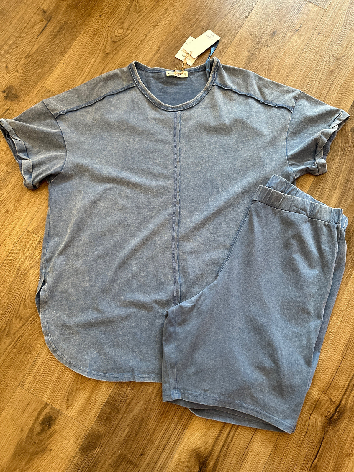 Denim Curvy Activewear Set