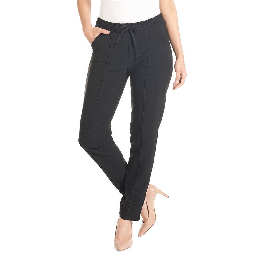 Jasmine Traveler Pants: Black / S/M