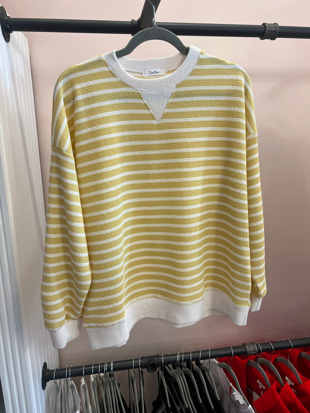 TB Cloudy Stripe Top