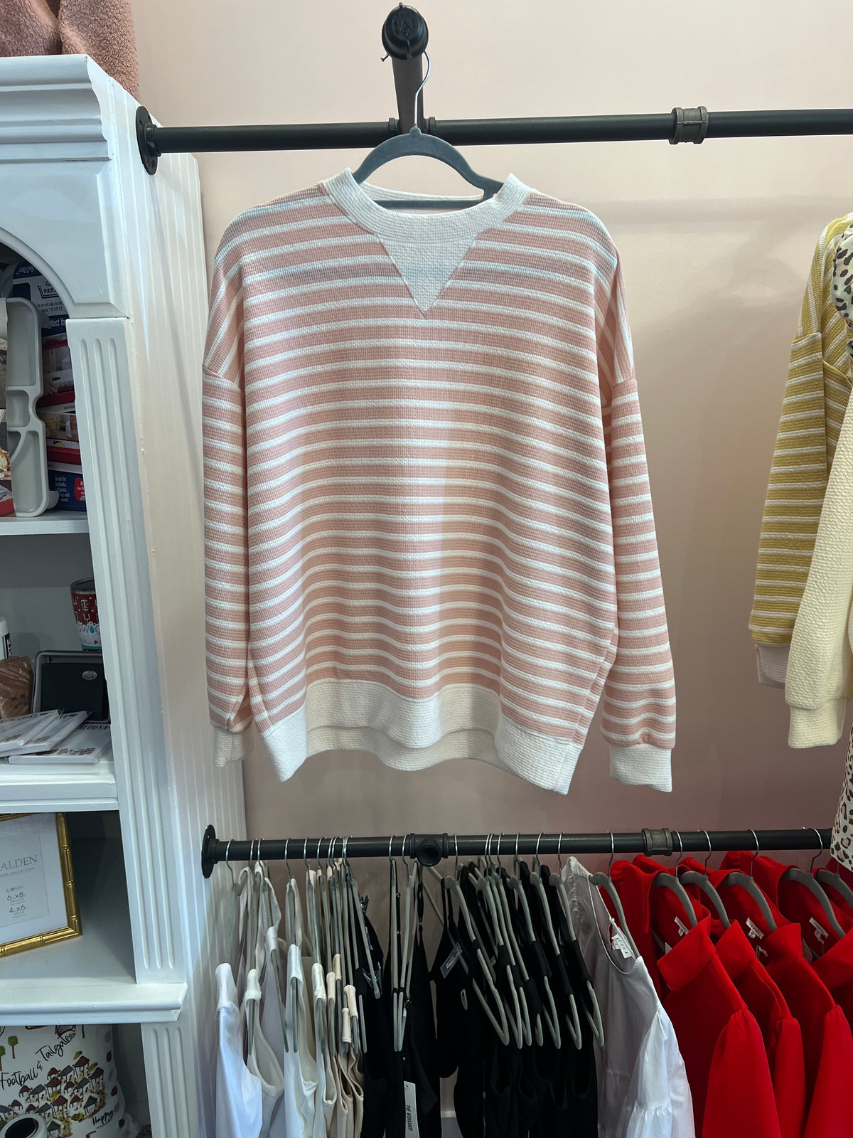 TB Cloudy Stripe Top