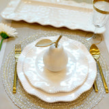 Perlette Cream Melamine Salad Plate 9 in