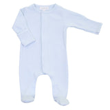 Essentials Solid Blue Footie: Newborn / Blue