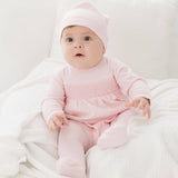 Pink Smocked Footie Newborn