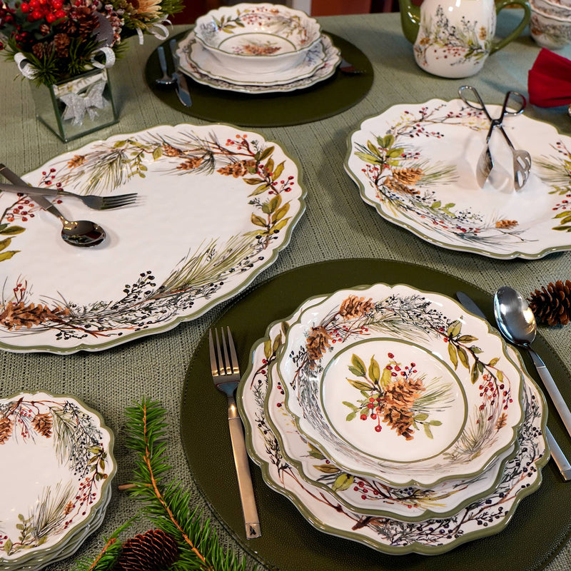 Winters Forest Melm Oval Platter