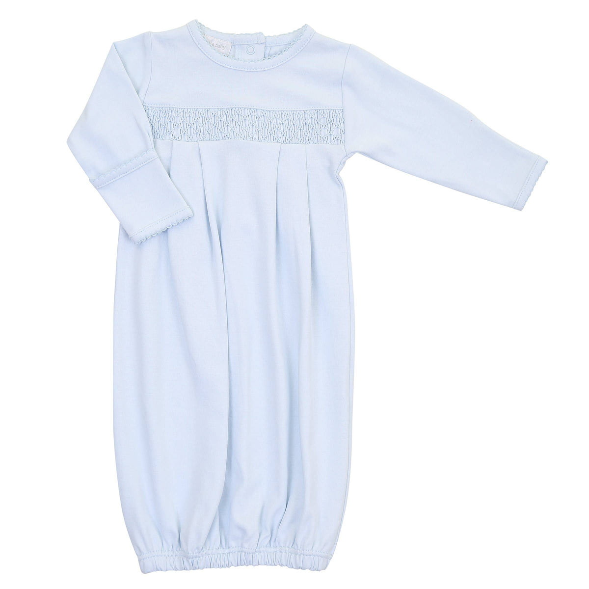 Essentials Blue Smocked Gown
