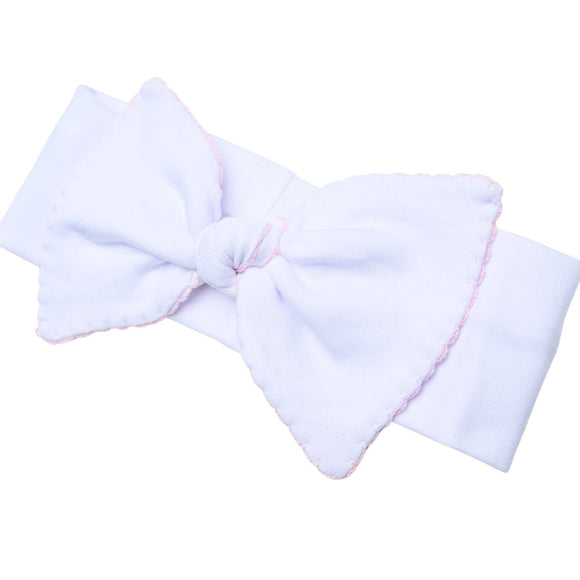 Essentials Pink Trim Headband: Newborn