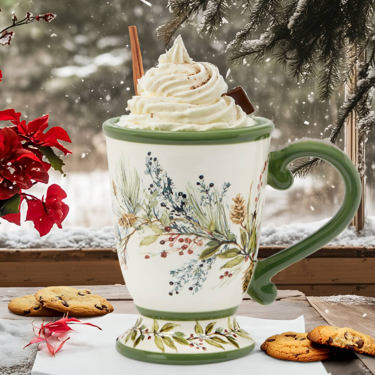 Winters Forest Ceramic Mug 16 oz.