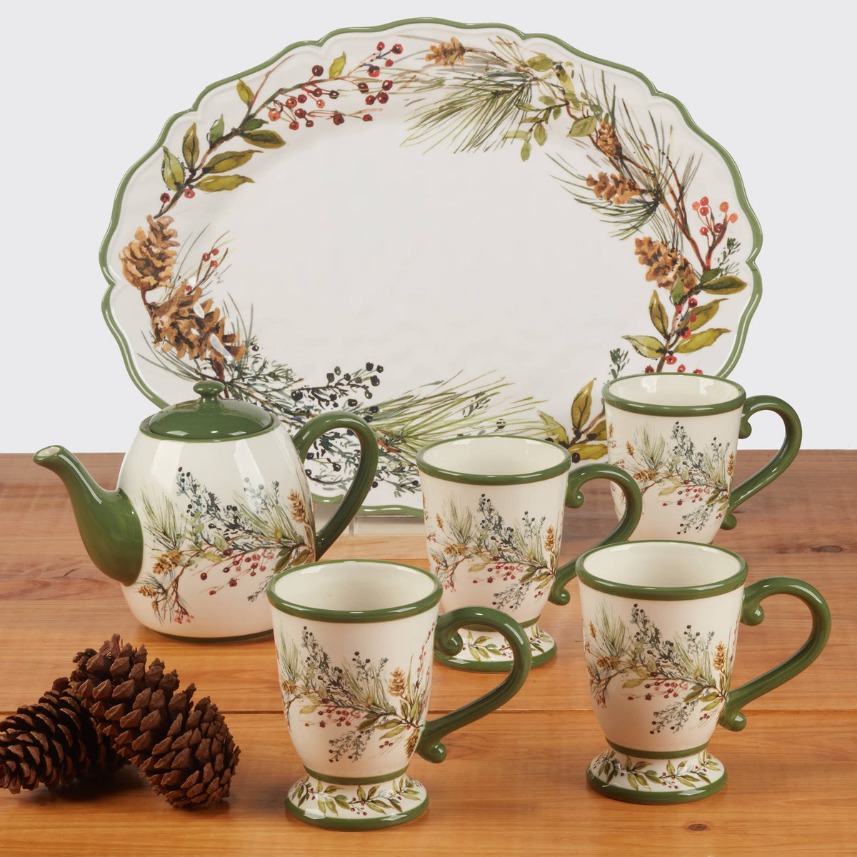 Winters Forest Ceramic Mug 16 oz.