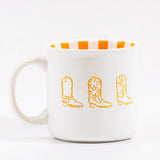 Cowgirl Checkerboard Mug