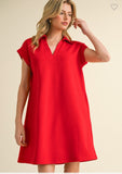 JD Red Knit dress