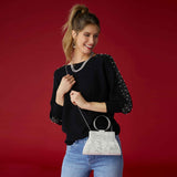 Lucy Shimmer Wristlet: Lt. Gold