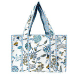 Cotton Block Print Tote Bag Small