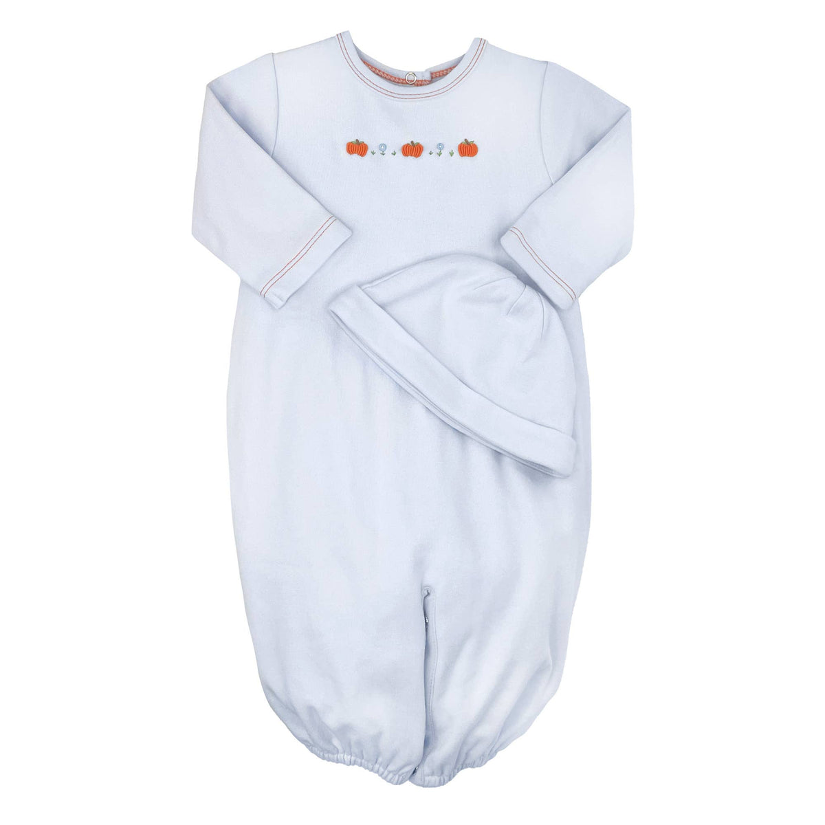 Knit Pumpkin Convertible Bag: NB