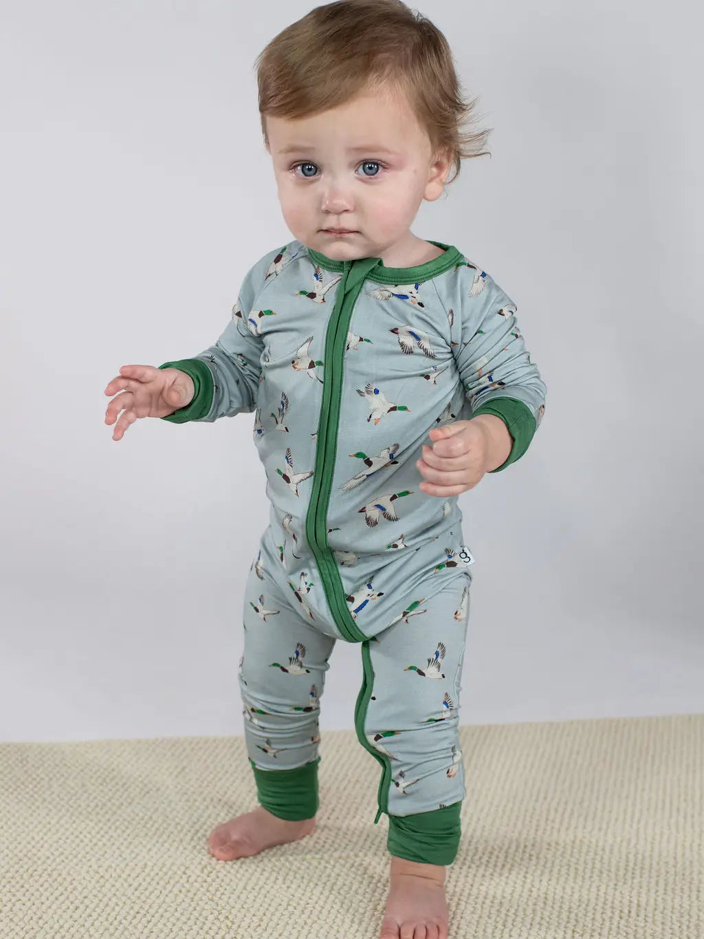 Mallards Convertible Zip PJs