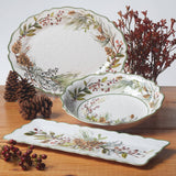 Winters Forest Melm Oval Platter