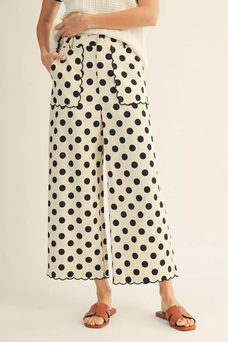 Cutest polka dot pants
