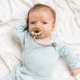 Cutie PAT Flat (0m+) Pacifier + Teether: Rose
