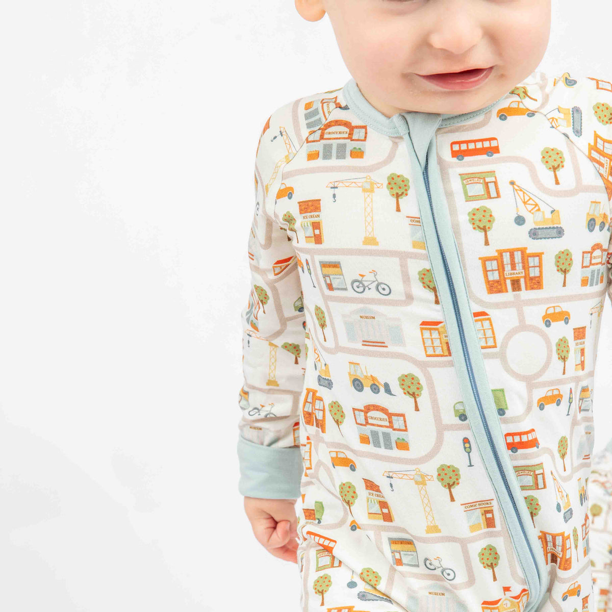 Let's Go! Bamboo Convertible Pajamas 12-18M