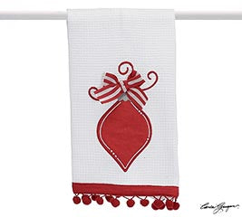 Tea Towel Red Ornament