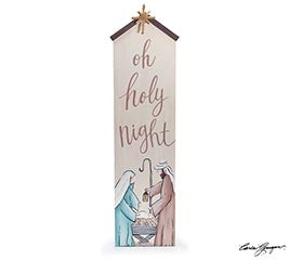 PORCH SIGN OH HOLY NIGHT