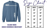 Whimsical Tree Christmas Tee: Large Sweatshirt