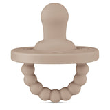 Cutie PAT Flat (0m+) Pacifier + Teether: Rose