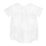 Romper with Smocking White