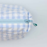 Vichy Pink or Blue Toiletry Bag: Light Blue