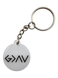 Tap To Pray™ - Prayer Tag Keychains: Tree Bark Camo + Cross