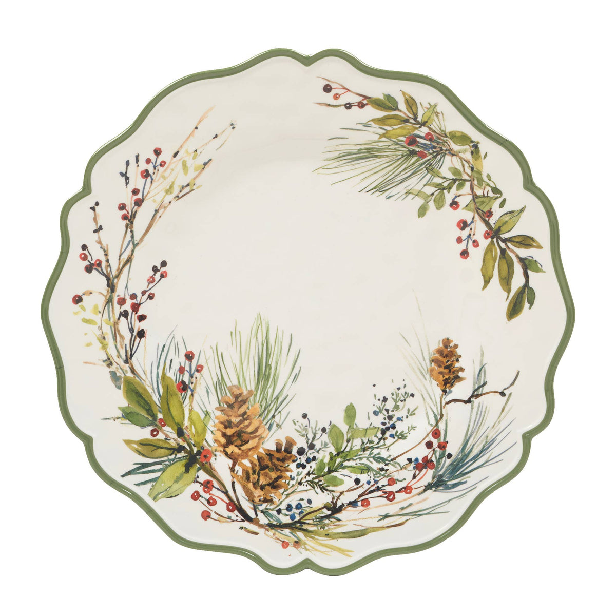 Winters Forest Melm Rd Platter 14in