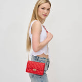 Winona Quilted Crossbody Black