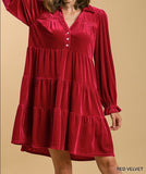 UG Red Velvet Dress