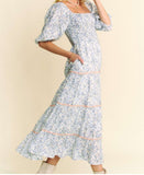 DD trim midi dress