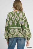 UG Sage Pattern top