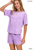 WASHED SHORTS SET