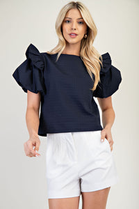 Glam Puff Sleeve Top