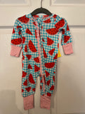 Ruffle Butts Strawberry PJs