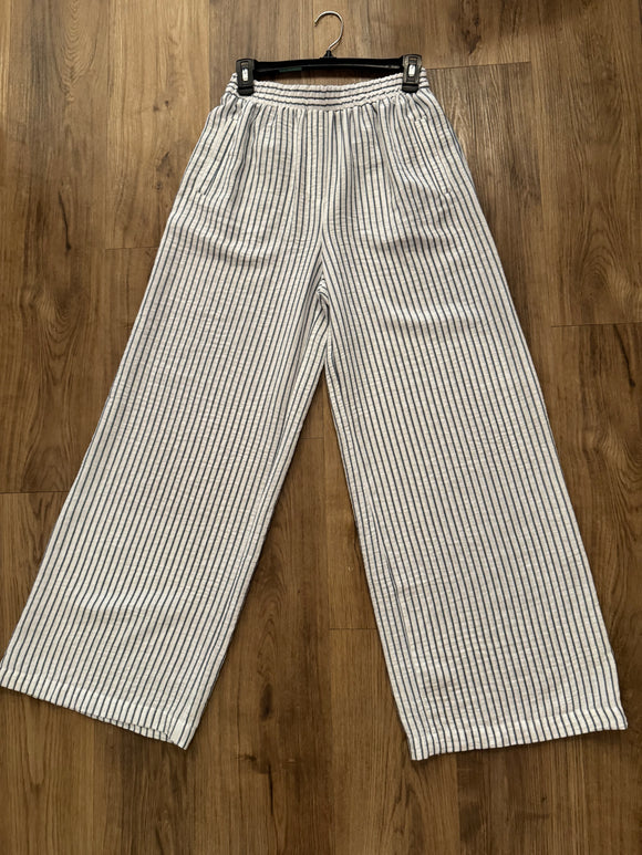 BP Blue Stripe Linen Pants