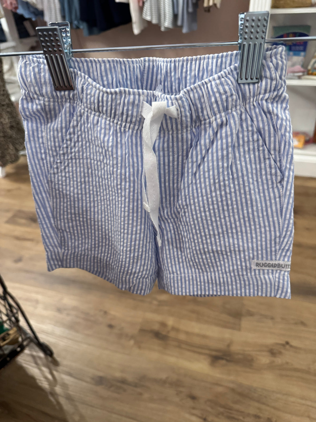 RB Blue Seersucker Shorts