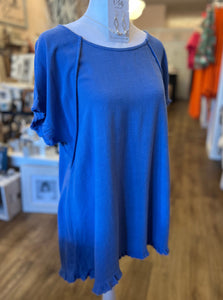 UG Blue Linen Top