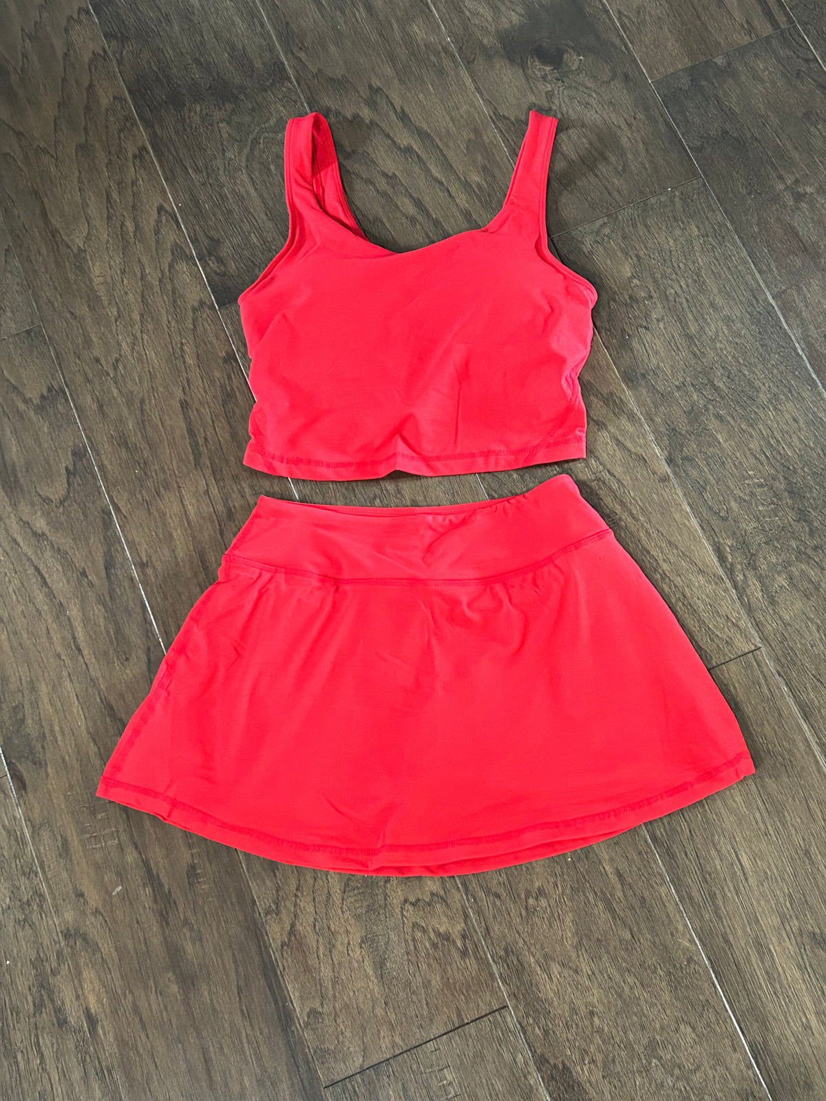 Red Yoga Top