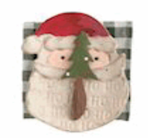 Santa Tray and Towel Set