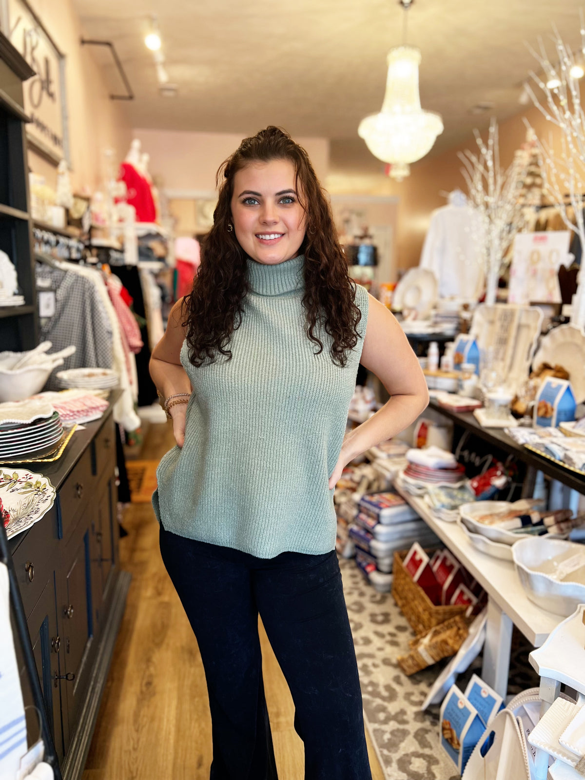 Sage SL Turtleneck Sweater