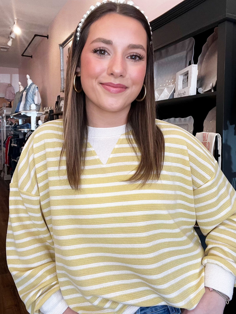 TB Cloudy Stripe Top