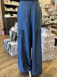 Denim Palazzo Pants