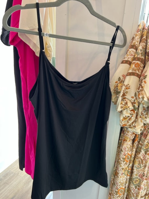 Curvy Black Tank Top