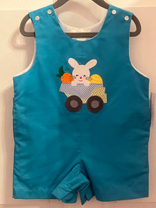 Rosalina Turquoise Bunny Overall