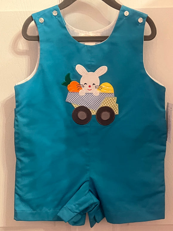 Rosalina Turquoise Bunny Overall